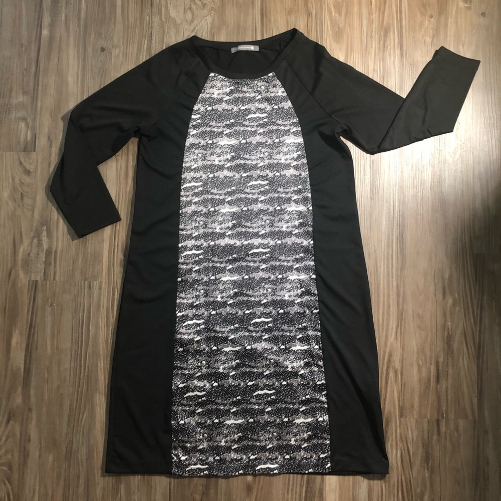 Color block mini dress